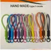 Lanyard para Teléfono Móvil Llavero Funda de Teléfono Correa Anti-Pérdida Malla Hecho a Mano Versátil Correa para Botella de Agua Decoración Llave de Coche