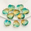 Cuentas de Cristal con Forma de Corazón Degradado Hechas a Mano para DIY Collares Pulseras Accesorios de Joyería Materiales para Cuentas Disponibles en Múltiples Colores