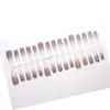 Uñas Postizas Estilo Ballet Ins Degradado Morado Niebla, Degradado de Color Nude Morado Grisáceo Nebuloso, 30 Piezas, Tiras para Uñas Iluminadoras, Disponibles para Venta al por Mayor