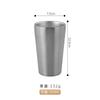 Vaso de agua de acero inoxidable 304 estilo coreano restaurante vaso de té aislado de doble capa vaso de cerveza dorado para barbacoa vaso para leche vaso para bebidas