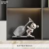 Decoração leve e luxuosa para vinho, estilo moderno, com desenho animado de alta qualidade, para armário de vinho, decoração suave para sala de estar, aparador de entrada para presentes