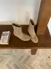 Botas Adelgazantes Estilo Coreano para Mujer Punta Redonda Elásticas en el Tobillo 2026 Tendencia de Moda Otoño Invierno Nuevas Botas Planas de Poner para Adelgazar