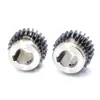 Engrenagem de Dente Reto S45C Módulo 1.5 12 Dentes-60 Dentes Engrenagem de Motor com Engrenagem de Acionamento com Flange