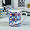 Caneca Simples e Moderna Personalizada Transfronteiriça Cerâmica para Homens e Mulheres Leite Casa Presente Copo de Água Xícara de Chá para Escritório