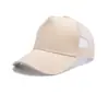 Gorra de Malla de Algodón Puro de Cinco Piezas Gorra de Béisbol Personalizada Gorra para Team Building Gorra de Viaje para Catering Gorra Solar Publicitaria con Logo y Ala Ancha