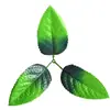 Indústria de Flores Duoduo Atacado Folhas Simuladas, Plantas Verdes Simuladas, Folhas de Rosa Simuladas, Folhas de Flores Artificiais, 3 Ramos de Folhas de Rosa
