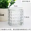 Taza de vela hecha a mano para aromaterapia, vaso vacío, candelabro creativo europeo, recipiente de bricolaje, taza transparente, taza de cera roja negra