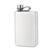 Cantil Pequeno de Aço Inoxidável 304 Transfronteiriço 9oz Quadrado Meio Libra Portátil para Exterior Metal Personalizado Plano Atacado Cantil Portátil