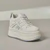 Zapatillas blancas de moda para mujer, nueva colección otoño/invierno 2026, zapatos con plataforma de 8 cm que aumentan la altura, ligeros y casuales