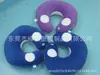 Suministro de almohada inflable de PVC con flocado, almohada musical inflable, almohada inflable para el cuello, almohada de audio inflable