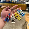 Nuevo Llavero Colgante de Muñeco de Coche de Dibujos Animados Transformers Robot de Anime Decoración de Bolso Llavero de Coche