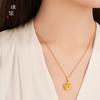 Tienda de oro del mismo estilo, oro arena, moda, exquisito colgante de rosa, accesorios de bricolaje, collar para mujer, regalo