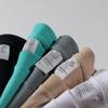 250g japonês pesado branco duas agulhas algodão cor sólida masculino e feminino manga longa camiseta solta fundo grosso camisa atacado