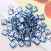 Cristais de vidro Pujiang 8mm furo lateral banho de cor flat Contas soltas para brincos pingentes DIY feitos à mão Acessórios Atacado