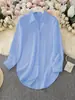 Camisa Manga Longa Wish Simple 2026 Moda Irregular Amazon Quatro Estações AliExpress Feminina