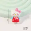 Acessórios de Resina DIY Desenho Animado, Roupas Coloridas, Gato de Fantasia, Grampo de Cabelo com Cola de Creme, Capa de Celular, Decorações para Chaveiro