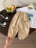 8059 Calça de Verão Anti-Mosquito para Meninos 2026 Novo Modelo para Crianças Pequenas, Calça Jogger Fina para Meninos no Verão