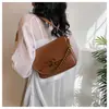 Bolso de Moda de Alta Gama para Mujer 2024 Nuevo de Moda Versátil Cadena Bolso Cuadrado Pequeño Gran Capacidad Estilo Coreano Bolso de Hombro para el Trabajo