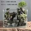 Cerâmica Sólida Rocha Chinesa Criativa Pedra Absorvente Tanque de Água e Terra Aquário Micro Paisagem Paisagismo Cultura Ornamentos Submersíveis