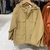 Chaqueta con capucha de montañismo para hombre y mujer, ropa de otoño, informal, holgada, E453848 459590