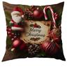 Funda de Almohada Navideña de Moda para Sala de Estar, Funda Decorativa Estampada para Cojín, Funda de Almohada Navideña Nórdica Más Vendida