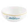 Tigela pequena de porcelana de imitação tigela de arroz para restaurante tigela de mingau tamanho pequeno tigela de sopa restaurante de hot pot comercial tigela temperada tigela de plástico louça de melamina