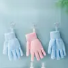 Guantes de baño exfoliantes de doble cara para uso doméstico, adecuados tanto para hombres como para mujeres, fuerte eliminación de suciedad, exfoliación de espalda sin dolor, guantes de baño