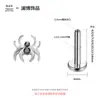 Lanbo F136 Liga de Titânio Aranha Diamante Zircônia Piercing Labret Stud de Osso da Orelha com Base Plana G23 Joias de Piercing Transfronteiriça