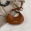 Bolso pequeño de estilo extranjero de alta gama para mujer, nuevo bolso de hombro con lazo y cuentas agrietadas, bolso de mujer para otoño 2024
