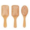 Peine de Cojín de Aire Shun Peinado Masaje Capilar Peine de Bolsa de Aire Esponjoso Parte Superior Craneal Madera Peine para el Cabello Antiestático