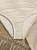 2027 Nuevo Traje de Baño Transfronterizo para Niños Conjunto de una Pieza y Dos Piezas para Niñas Tallas Medianas y Grandes Color Sólido con Tirantes Informal para Playa