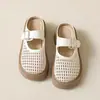 Sandalias de media caña con plataforma gruesa para aumentar la altura 2026 plataforma hueca verano Mary Jane estilo nuevo pantuflas de exterior para mujer