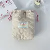 Nueva Bolsa de Almacenamiento Simple de Algodón Acolchado, Bolsa Portátil con Cordón, Bolsa de Almacenamiento para Cámara Anti-Caídas y Anti-Rayaduras, Bolsa Pequeña para Artículos de Tocador
