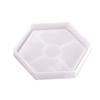 Molde para Posavasos de Resina de Cristal DIY con Ranura Hexagonal Almohadilla Aislante Térmico Base para Borde de Mesa Venta al por Mayor en Stock