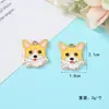 Nuevo Lindo Dibujo Animado Kuromi Goteo de Aceite Aleación DIY Colgante para Pulsera Colgante para Llavero Material Accesorios de Joyería
