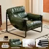 Sofá Perezoso 2026, Silla de Casa Estilo Vintage para una Persona, Sillón de Ocio para Sala de Estar, Cama Reclinable Retro para Balcón