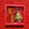 Nuevo 2026 Año del Caballo Dibujo Animado Caballo del Zodiaco Colgante Colgante de Lámina de Oro Regalo para Transmisión en Vivo de Ventas de Seguros Venta al por Mayor