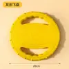 Juguete para perro pato durmiendo, juguete de peluche para mascotas, autoentretenido, duradero, masticable, juguete que hace ruido, patito amarillo suministros para mascotas