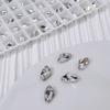 Broca de unha de diamante de machado quente de cristal, joias por atacado, pontas especiais em forma de diamante, macaco, mesma gema, acessórios para unhas