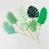 Adornos Pequeños para Pastel de Dinosaurio Árbol Pequeño Mori Enchufe para Hornear Adornos para Hornear Tarjeta para Pastel de Hoja de Coco Tropical