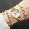 Comercio Exterior Transfronterizo Explosiones Moda Casual Reloj de Correa de Acero para Mujer Balanza Digital Simple Reloj de Cuarzo para Estudiante