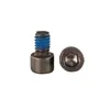 Tornillos Antiaflojantes Personalizados por el Fabricante, Cabeza Avellanada Negra Chapada Cabeza Plana Grande Forma de Flor de Ciruelo Antideslizantes y Anticaída Tornillos M4 Tornillos Antiaflojantes