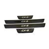 Adecuado para Mazda Cx5 Cx60 Cx80 Cx90 Chuangchi Cielo Azul y Tiras Decorativas para Estribos Exteriores de Puerta Pedales de Bienvenida