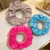 Elásticos de Cabelo Vintage de Couro Estilo Francês, Scrunchies Transfronteiriços Estilo Antigo com Toque de Luxo, Suprimentos para Joias, Em Estoque para Atacado