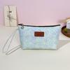 Bolsa de Cosméticos de Renda Portátil para Viagem Estilo Ins da Moda na Internet Bolsa de Lavar Coração de Menina Bolsa de Armazenamento para Viagem