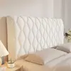 Funda de cama de tela con todo incluido, estilo europeo moderno y sencillo, suave, con respaldo curvo y protección contra el polvo.