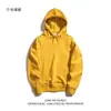 Moletom de Lã Cor Sólida com Capuz Masculino Tendência Espessado Moletom Masculino Outono e Inverno Hoodie Jaqueta Masculina Estilo Coreano Inverno