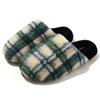 Pantuflas de algodón para mujer invierno 2024 nuevo interior hogar cálido forro polar Mao Mao suela gruesa antideslizante zapatos de algodón para hombre invierno