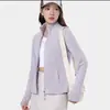 Jaqueta de fleece estilo 2026lulu slim fit para mulheres, corta-vento com forro de fleece, blusa de moletom para mulheres