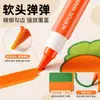 Caneta Marcadora Acrílica Líquida Direta com Ponta Macia, Lavável, Não Mancha, especificamente para pintura artística e uso em aquarela de crianças e estudantes